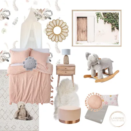 Girls Bedroom Interior Design Mood Board by JulesHurd on Style Sourcebook