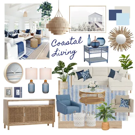 Coastal Living Room Interior Design Mood Board by JPFantin on Style Sourcebook