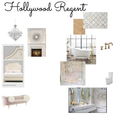Hollywood Regent Master Suite Interior Design Mood Board by BlueHorizonsDesign on Style Sourcebook