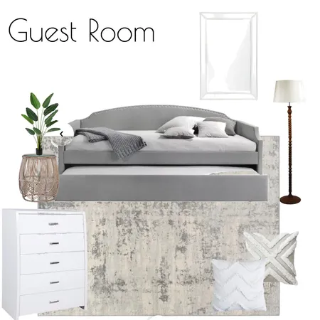 Imelda Guest room Interior Design Mood Board by mslaveena on Style Sourcebook