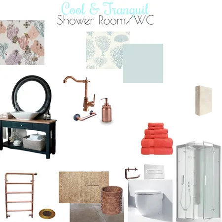 Shower Room/WC Interior Design Mood Board by marietysallblay@hotmail.com on Style Sourcebook