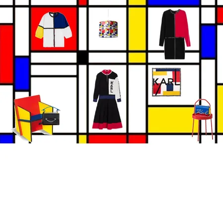 mondrian Interior Design Mood Board by missmarple on Style Sourcebook