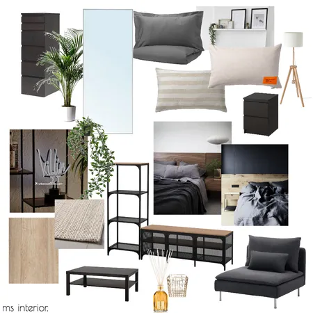 M's bedroom. Interior Design Mood Board by ms on Style Sourcebook