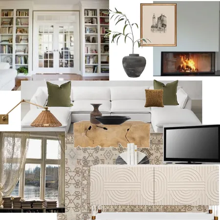 Coastal library Interior Design Mood Board by leighnav on Style Sourcebook