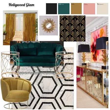 Hollywood glam 4 Interior Design Mood Board by iisha Mae on Style Sourcebook