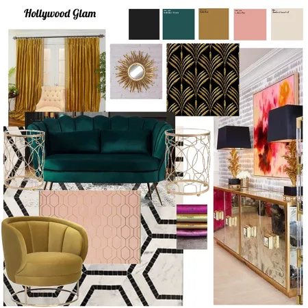 Hollywood glam 4 Interior Design Mood Board by iisha Mae on Style Sourcebook