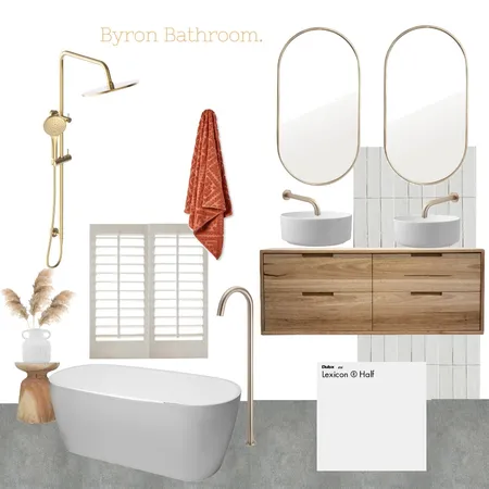 Byron Bathroom Interior Design Mood Board by stephansell on Style Sourcebook