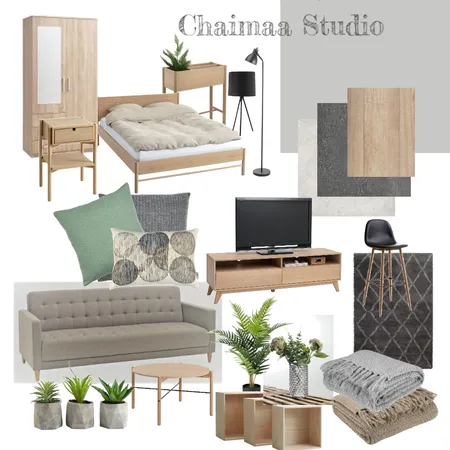 Scandy cozy studio Interior Design Mood Board by Toni Martinez on Style Sourcebook