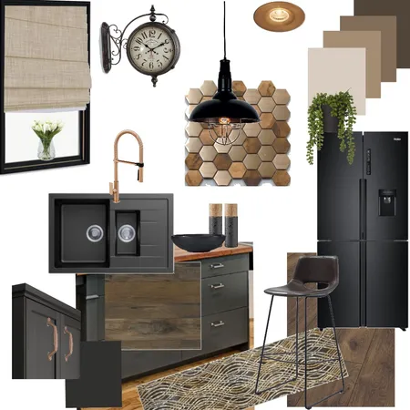 INDUSTRIAL KITCHEN Interior Design Mood Board by YANNII on Style Sourcebook