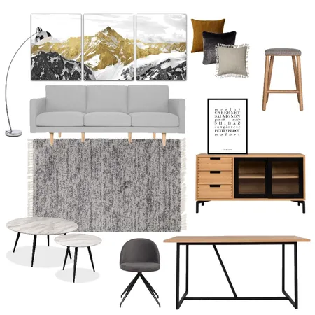 Warm Monochrome 2.0 Interior Design Mood Board by rachael_g on Style Sourcebook