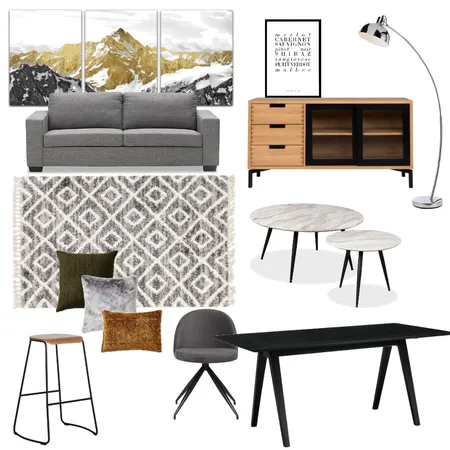 Warm Monochrome 1.1 Interior Design Mood Board by rachael_g on Style Sourcebook