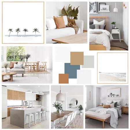 Coastal Scandi Interior Design Mood Board by DKD on Style Sourcebook