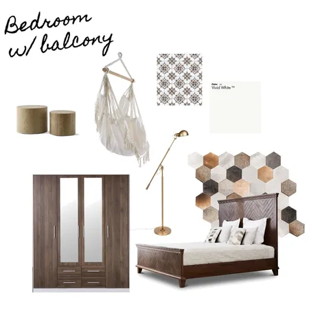 Bedroom balcony Interior Design Mood Board by T on Style Sourcebook