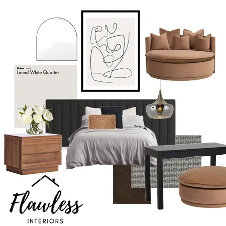 master bedroom Interior Design Mood Board by Flawless Interiors Melbourne on Style Sourcebook