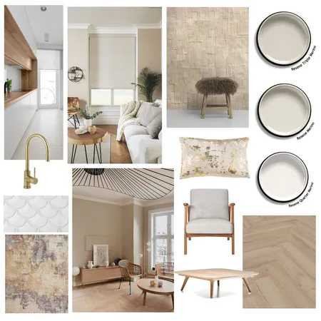 Module 6 - Monochromatic Interior Design Mood Board by Naomi.S on Style Sourcebook