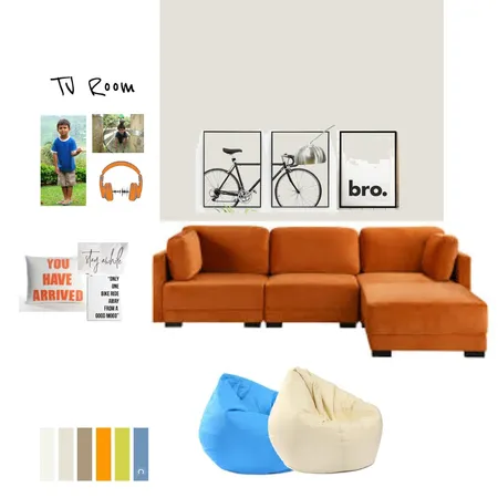 TV Room Interior Design Mood Board by MeilingA on Style Sourcebook