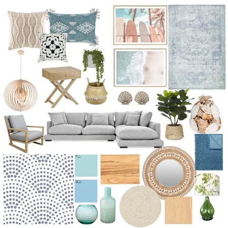 Coastal Farmhouse Interior Design Mood Board by Shiulee Mazumdar on Style Sourcebook