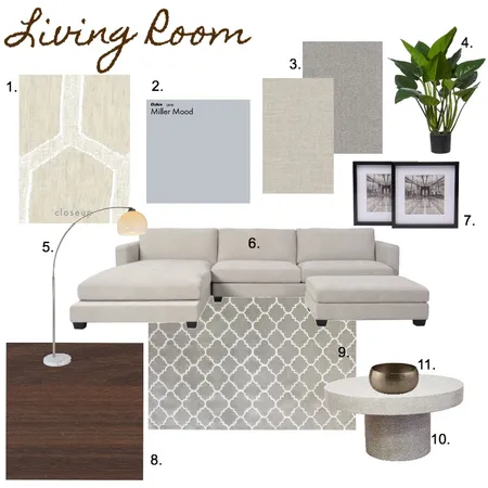 Living room Interior Design Mood Board by Abi on Style Sourcebook