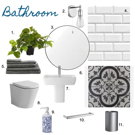 Bathroom Interior Design Mood Board by Abi on Style Sourcebook