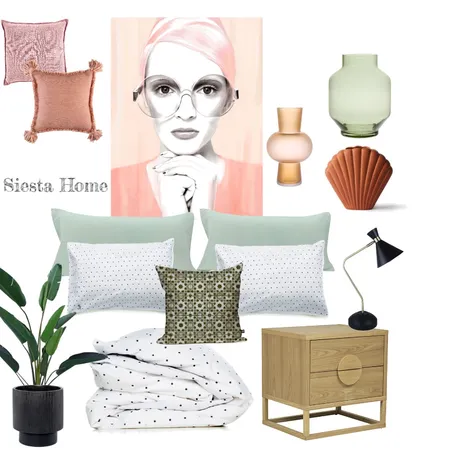 Bedroom 2 Interior Design Mood Board by Siesta Home on Style Sourcebook