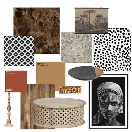 African Interior Design Mood Board by jesshaddad on Style Sourcebook