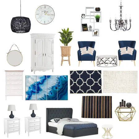 Hamptons Interior Design Mood Board by Mahima inbamani on Style Sourcebook