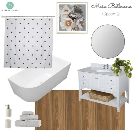 Heather Inwood Bathroom Option 2 Interior Design Mood Board by O'Fee Interiors Ltd on Style Sourcebook