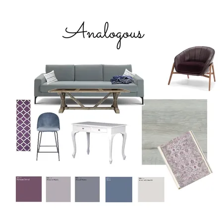 Analogous Interior Design Mood Board by Kmanntai on Style Sourcebook