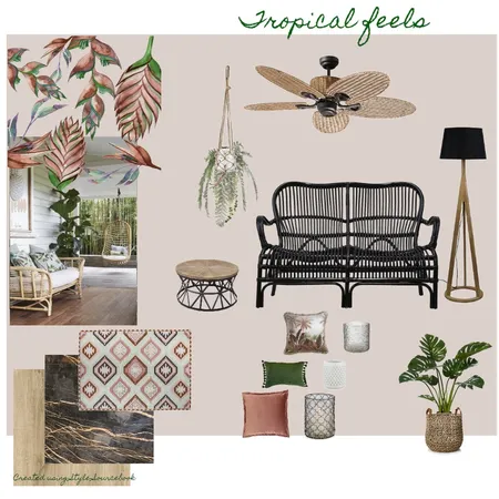 tropical feels final Interior Design Mood Board by MichelleL on Style Sourcebook