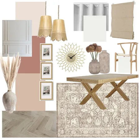 Dining Room Sample Board Interior Design Mood Board by Astrid on Style Sourcebook