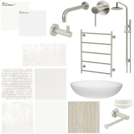 Ensuite Contemporary Coastal Interior Design Mood Board by DKD on Style Sourcebook