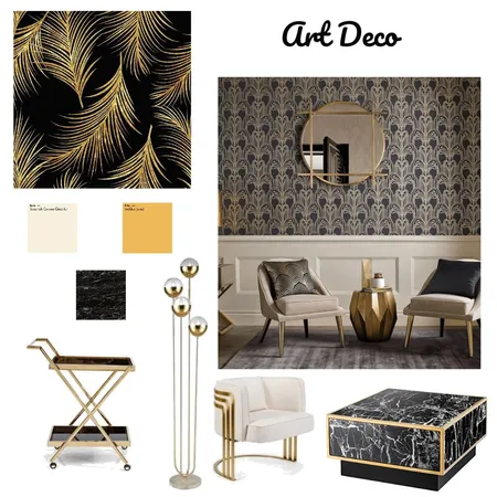 Art Deco Interior Design Mood Board by rcartz96 on Style Sourcebook