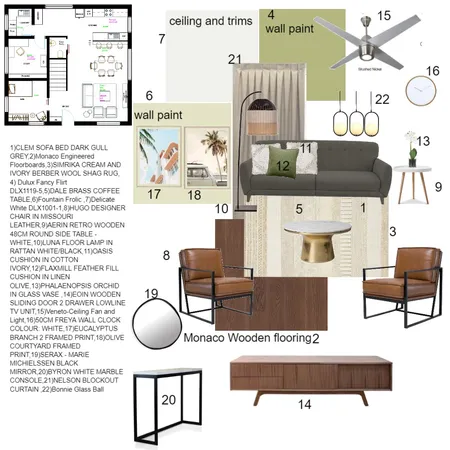 Sample board 1st Interior Design Mood Board by AM on Style Sourcebook