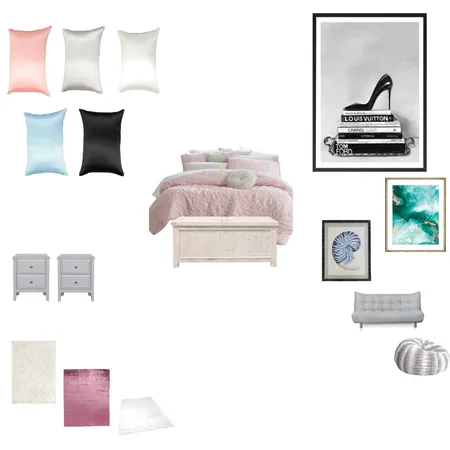 emily's bedroom Interior Design Mood Board by EmilyV on Style Sourcebook