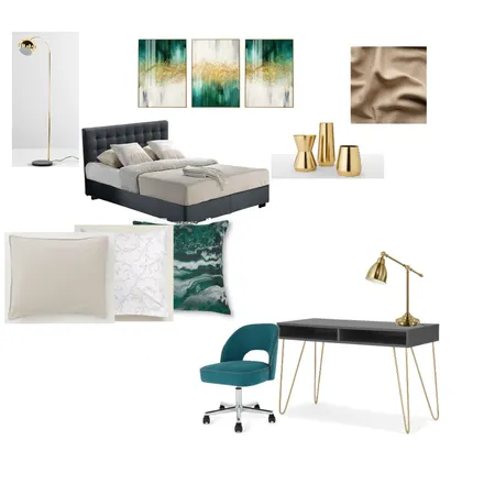 Bedroom 2 Interior Design Mood Board by aliyevalala on Style Sourcebook