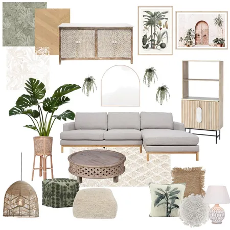 MUTED TROPICS Interior Design Mood Board by Whitni K. Murase on Style Sourcebook