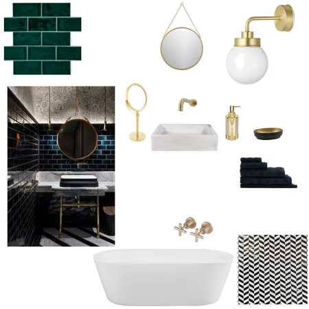 Main Bathroom Interior Design Mood Board by Claudia Jane Brown on Style Sourcebook