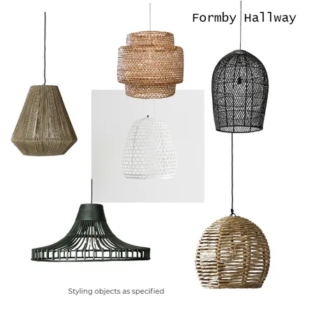Formby Hallway Pendants Interior Design Mood Board by JennyWebb on Style Sourcebook
