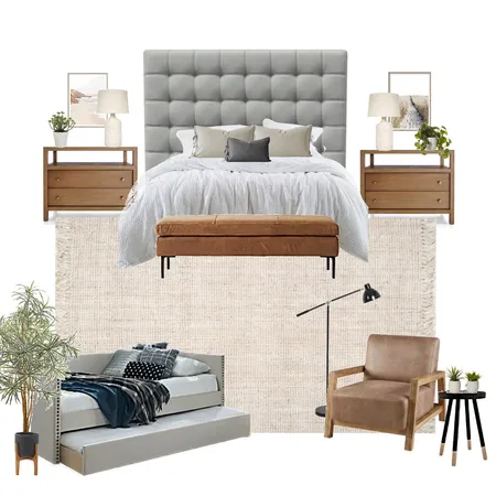 ROGGI UPSTAIRS BEDROOM Interior Design Mood Board by kgiff147 on Style Sourcebook