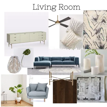 Living Room Interior Design Mood Board by Shari Dang on Style Sourcebook