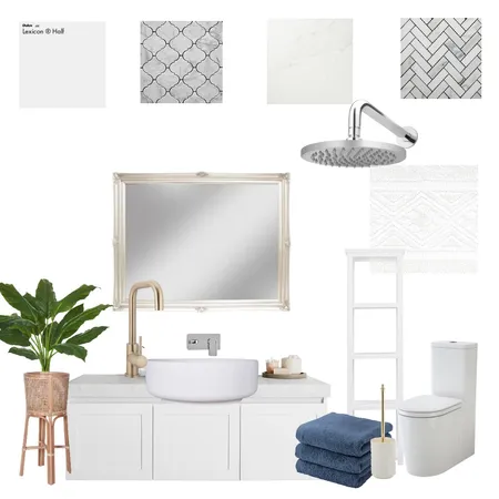 Ensuite Hamptons Interior Design Mood Board by KatiePahor on Style Sourcebook