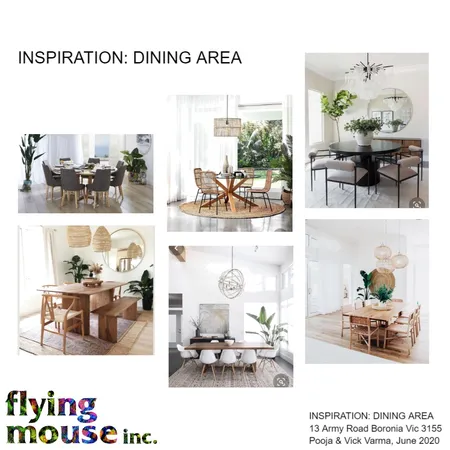 Pooja: Dining Area inspo Interior Design Mood Board by Flyingmouse inc on Style Sourcebook