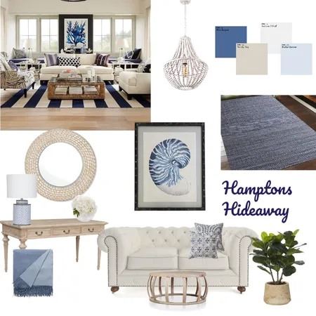 Hamptons - Module 3 Interior Design Mood Board by DesignerMills on Style Sourcebook