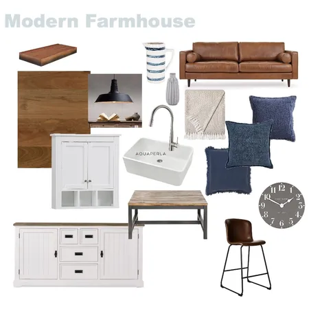 Modern Farmhouse Interior Design Mood Board by kyliewoolen on Style Sourcebook