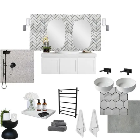 mick n mels ensuite Interior Design Mood Board by Lannie on Style Sourcebook