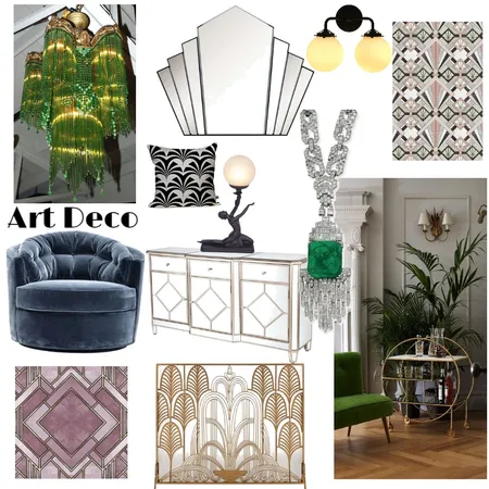 ART DECO Interior Design Mood Board by AmeliaCooper on Style Sourcebook