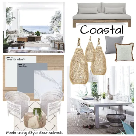 Coastal Interior Design Mood Board by THE ABODE COLLECTIVE on Style Sourcebook