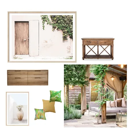 rustic courtyard Interior Design Mood Board by bliss styling and interiors on Style Sourcebook