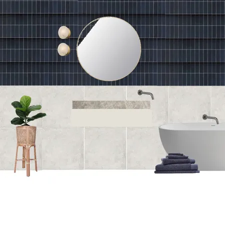 dark bathroom Interior Design Mood Board by TamWynne on Style Sourcebook