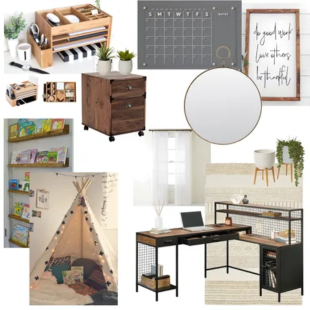 Mrs. Jamies Office Interior Design Mood Board by hannahhbr on Style Sourcebook